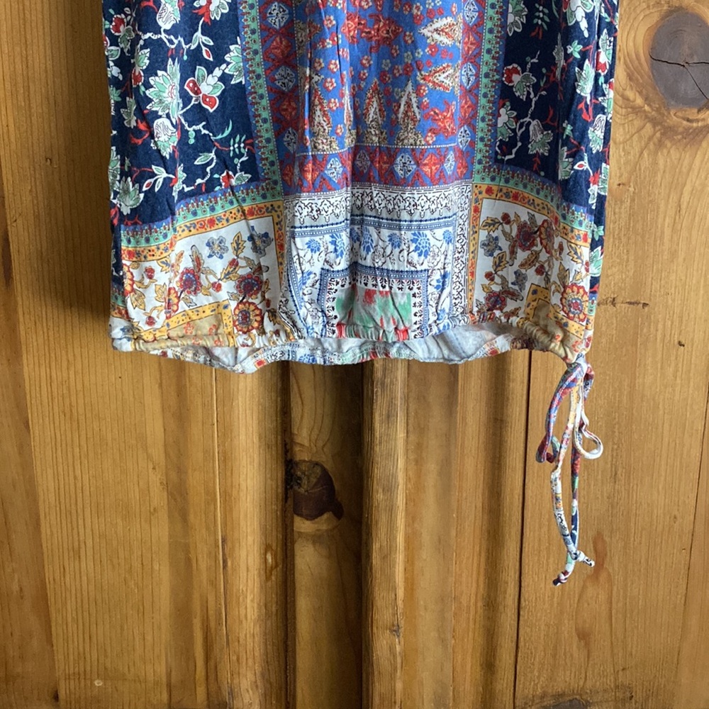 American Rag Embroidered Racerback Boho Tank Top - Picture 2 of 16